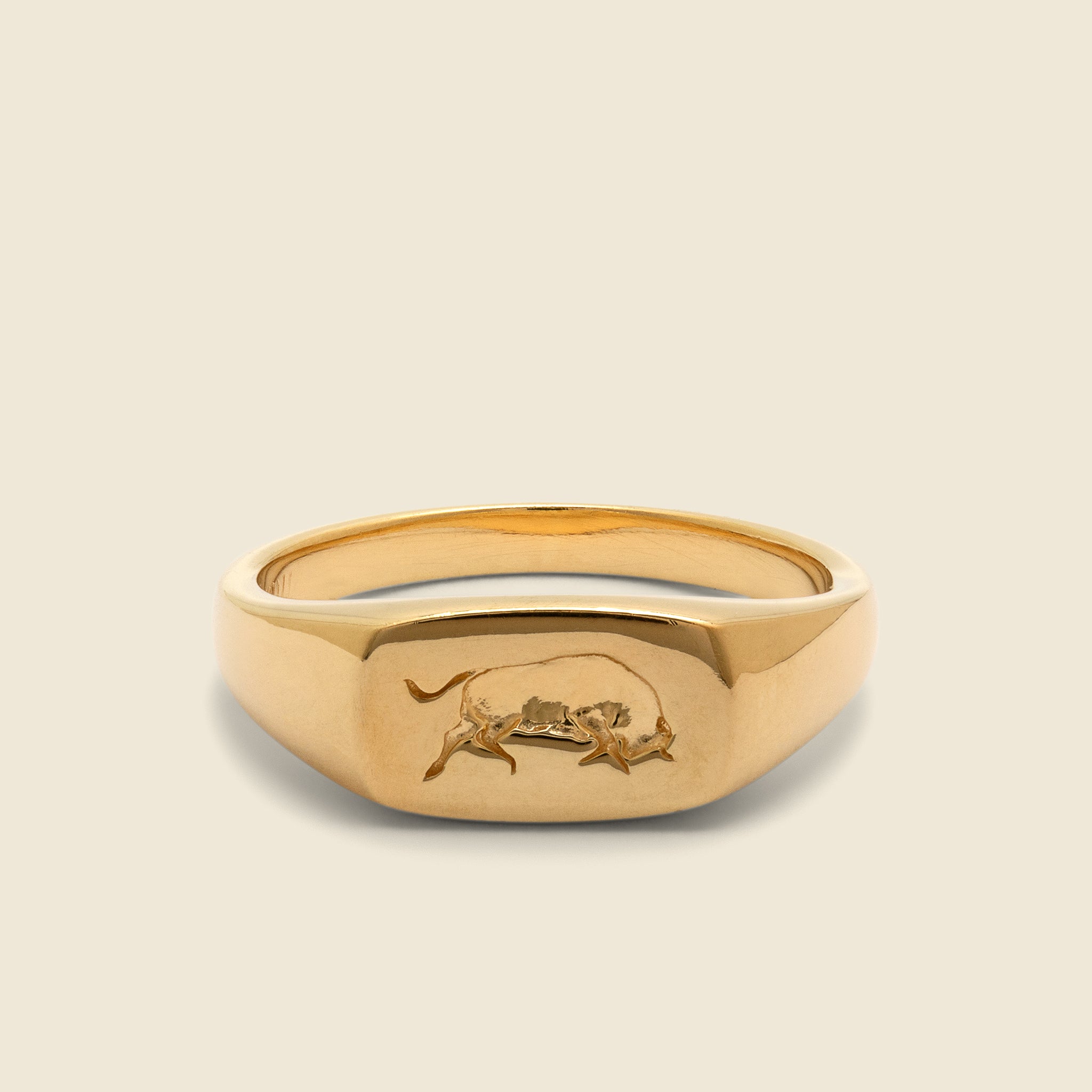 
                          Oxen Ring - Gold Vermeil - Miansai - STAG Provisions - Accessories - Rings
                        