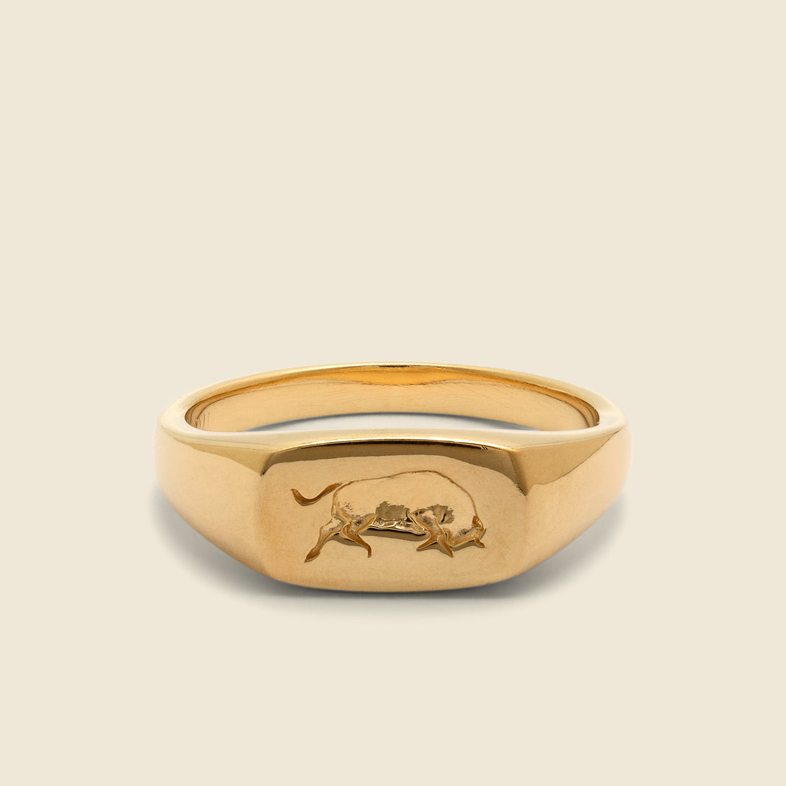 Oxen Ring - Gold Vermeil