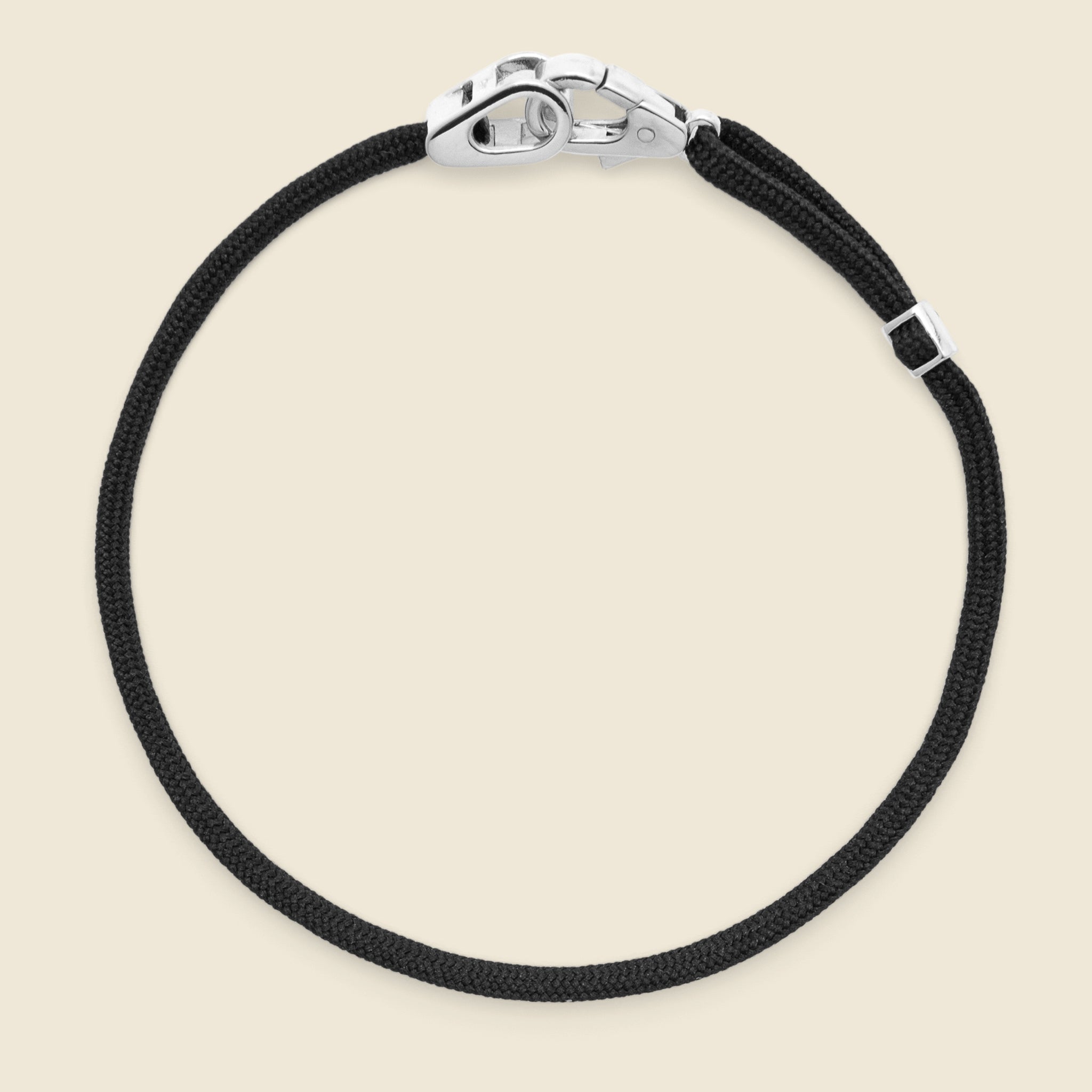 
                          Caden Pull Bracelet - Sterling Silver/Black - Miansai - STAG Provisions - Accessories - Cuffs
                        