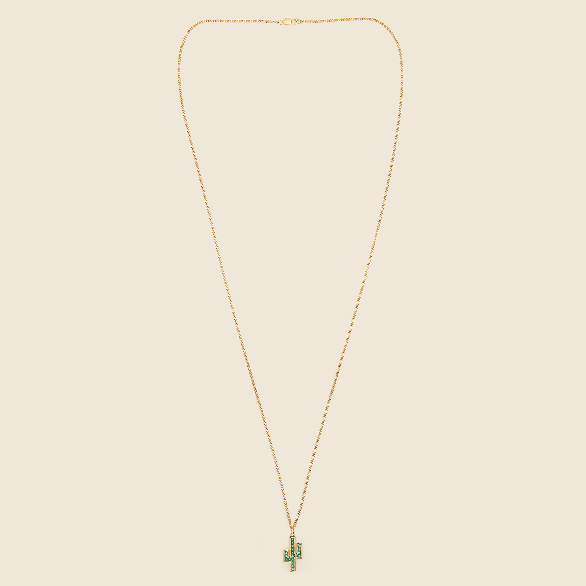 
                          Onyx Pendant Necklace - Gold Vermeil/Cactus Green - Miansai - STAG Provisions - Accessories - Necklaces
                        