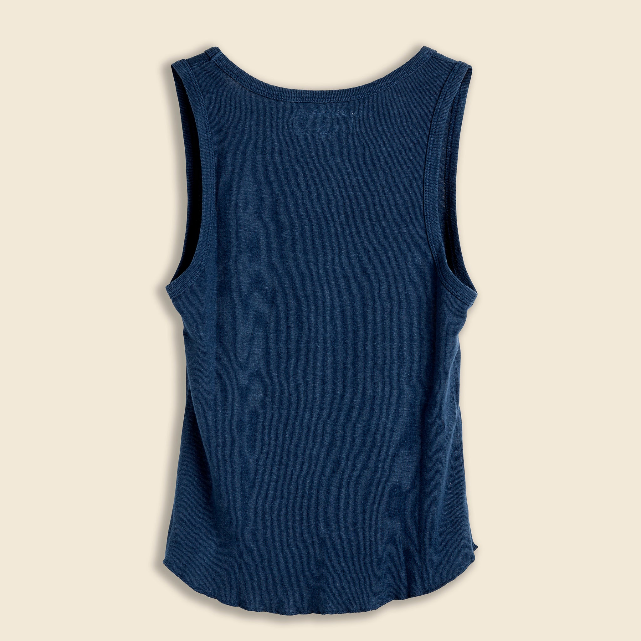 
                          Hemp Rib Tank - Navy Indigo - Mollusk - STAG Provisions - W - Tops - Sleeveless
                        