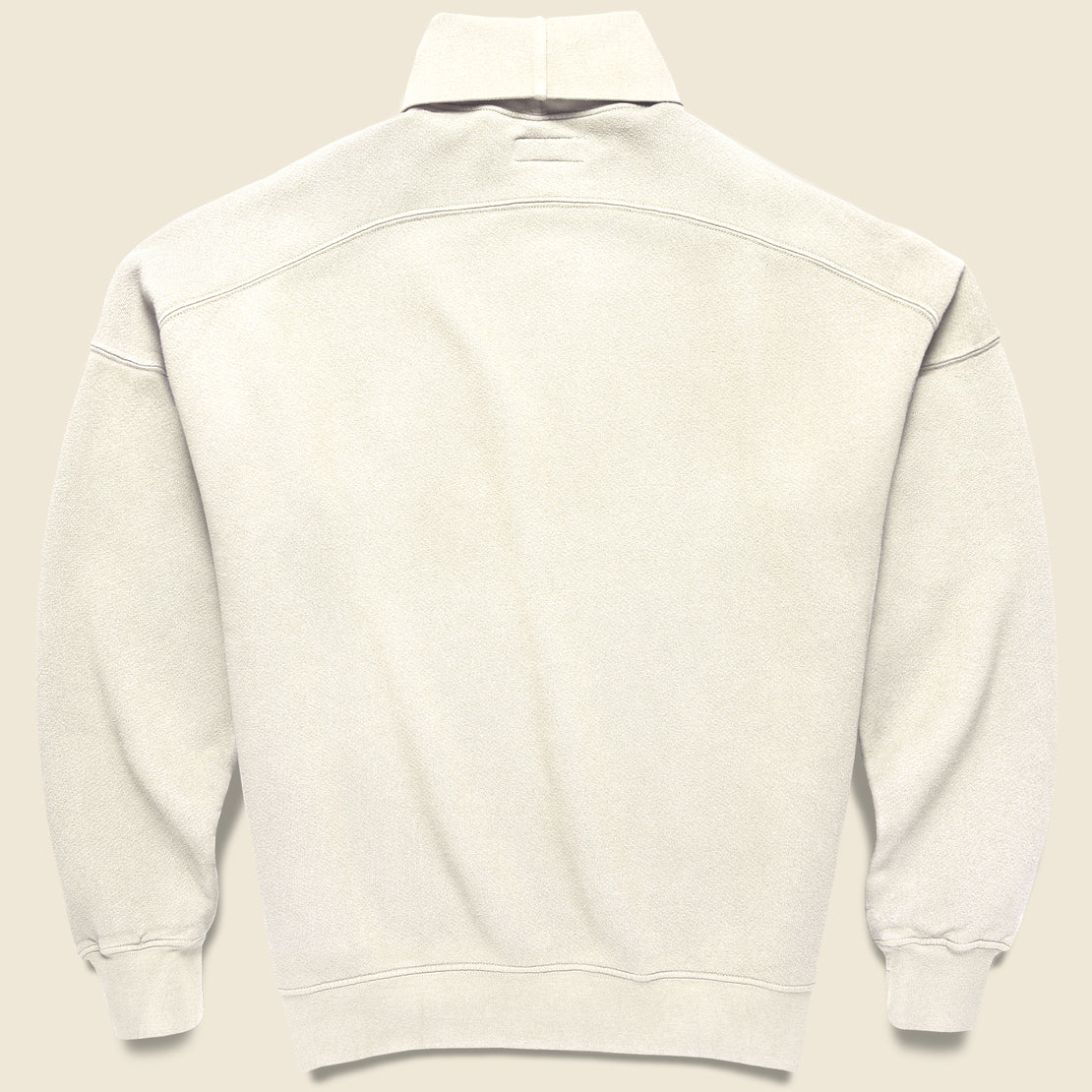Super Russell Turtleneck - Unbleached Natural - Monitaly - STAG Provisions - Tops - Fleece / Sweatshirt