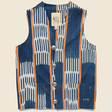 Native Vest - African Indigo Stripe - Monitaly - STAG Provisions - Outerwear - Vest