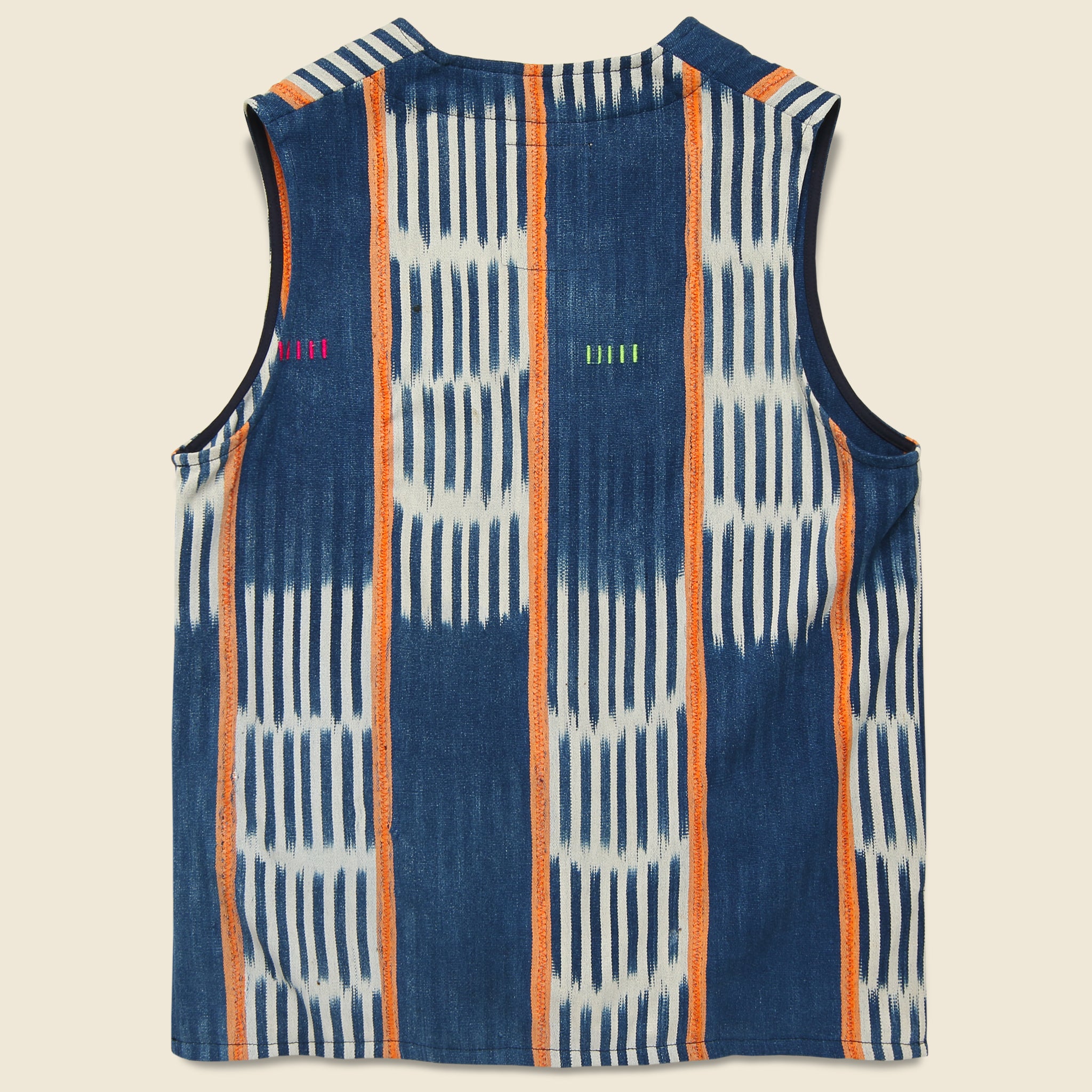 
                          Native Vest - African Indigo Stripe - Monitaly - STAG Provisions - Outerwear - Vest
                        