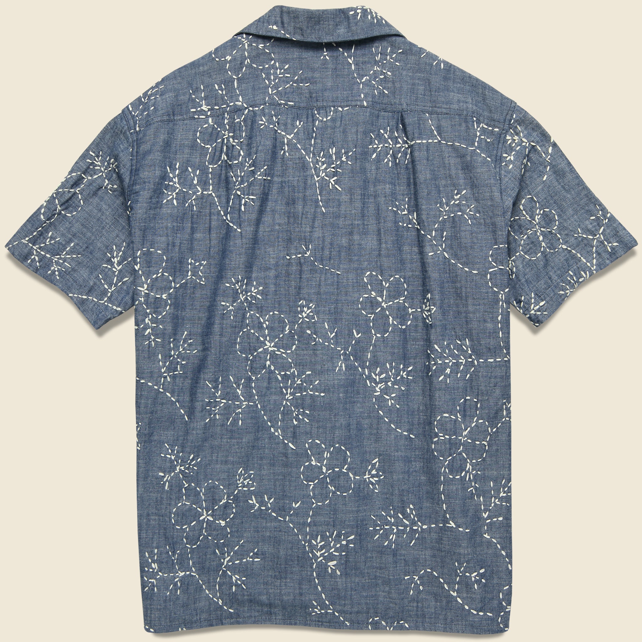 
                          50&#39;s Milano Flower Shirt - Navy - Monitaly - STAG Provisions - Tops - S/S Woven - Floral
                        