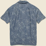 50's Milano Flower Shirt - Navy - Monitaly - STAG Provisions - Tops - S/S Woven - Floral