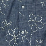 50's Milano Flower Shirt - Navy - Monitaly - STAG Provisions - Tops - S/S Woven - Floral