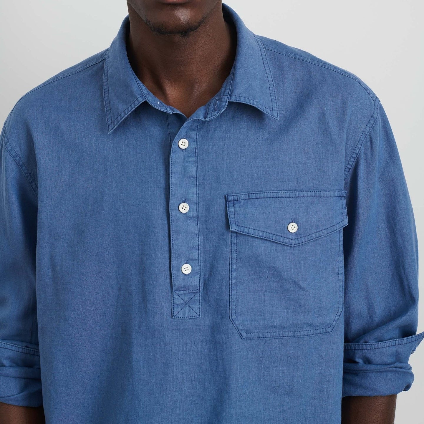 Carter Popover - Pacific - Alex Mill - STAG Provisions - Tops - L/S Woven - Solid