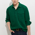 Popover Cord Shirt - Kelly Green - Alex Mill - STAG Provisions - Tops - L/S Woven - Corduroy