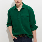 Popover Cord Shirt - Kelly Green - Alex Mill - STAG Provisions - Tops - L/S Woven - Corduroy