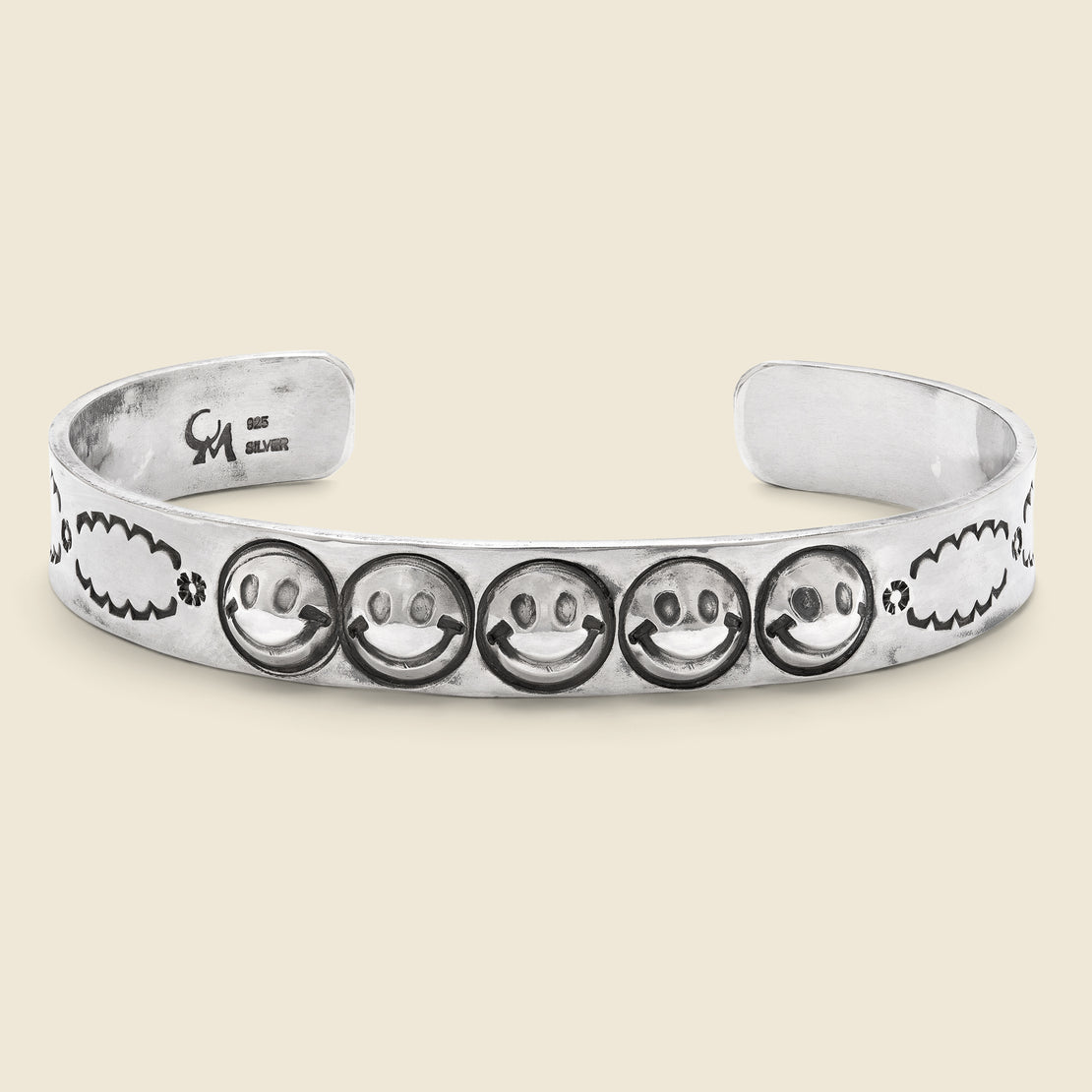 925 Sterling Silver Smile Bracelet