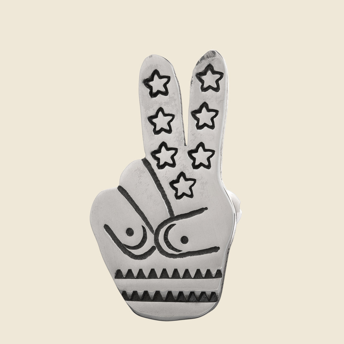 Munqa Newtive Pin Badge - Peace