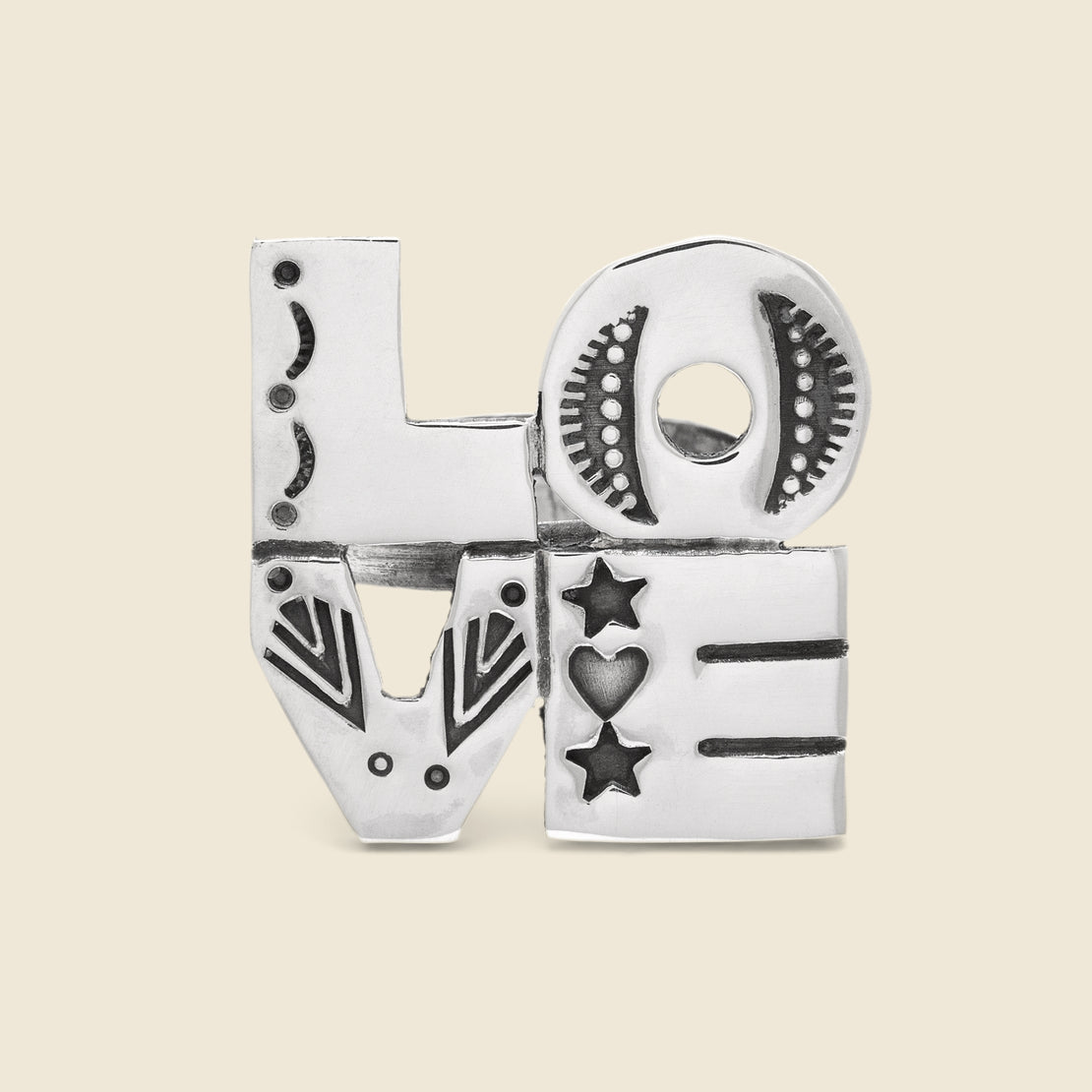 Newtive Ring Plate - Love - Munqa - STAG Provisions - Accessories - Rings