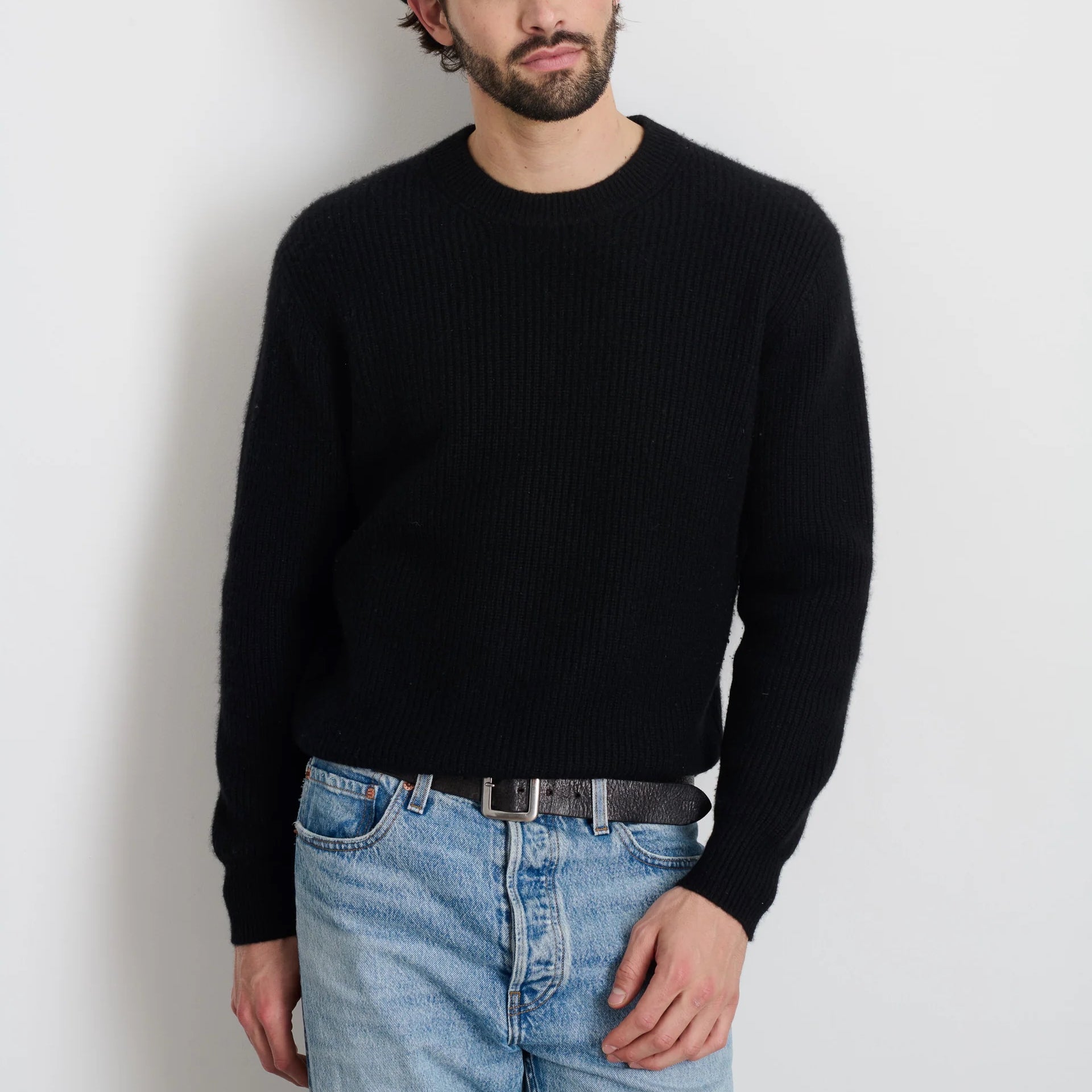 
                          Cashmere Jordan Sweater - Black
                        