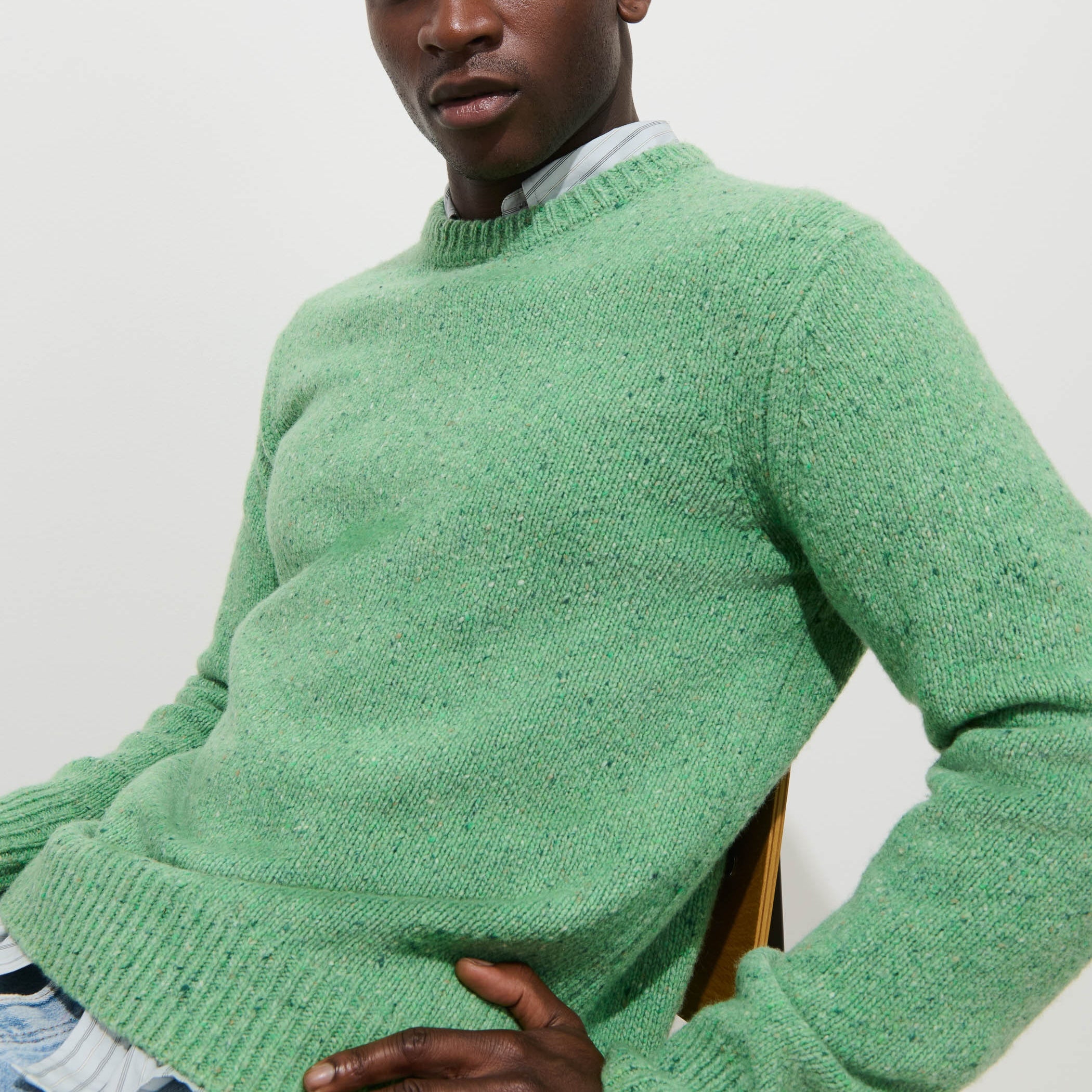 
                          Donegal Wool Sweater - Clearspring - Alex Mill - STAG Provisions - Tops - Sweater
                        
