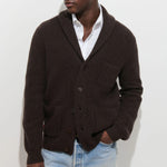 Shawl Collar Cashmere Sweater - Compost - Alex Mill - STAG Provisions - Tops - Sweater
