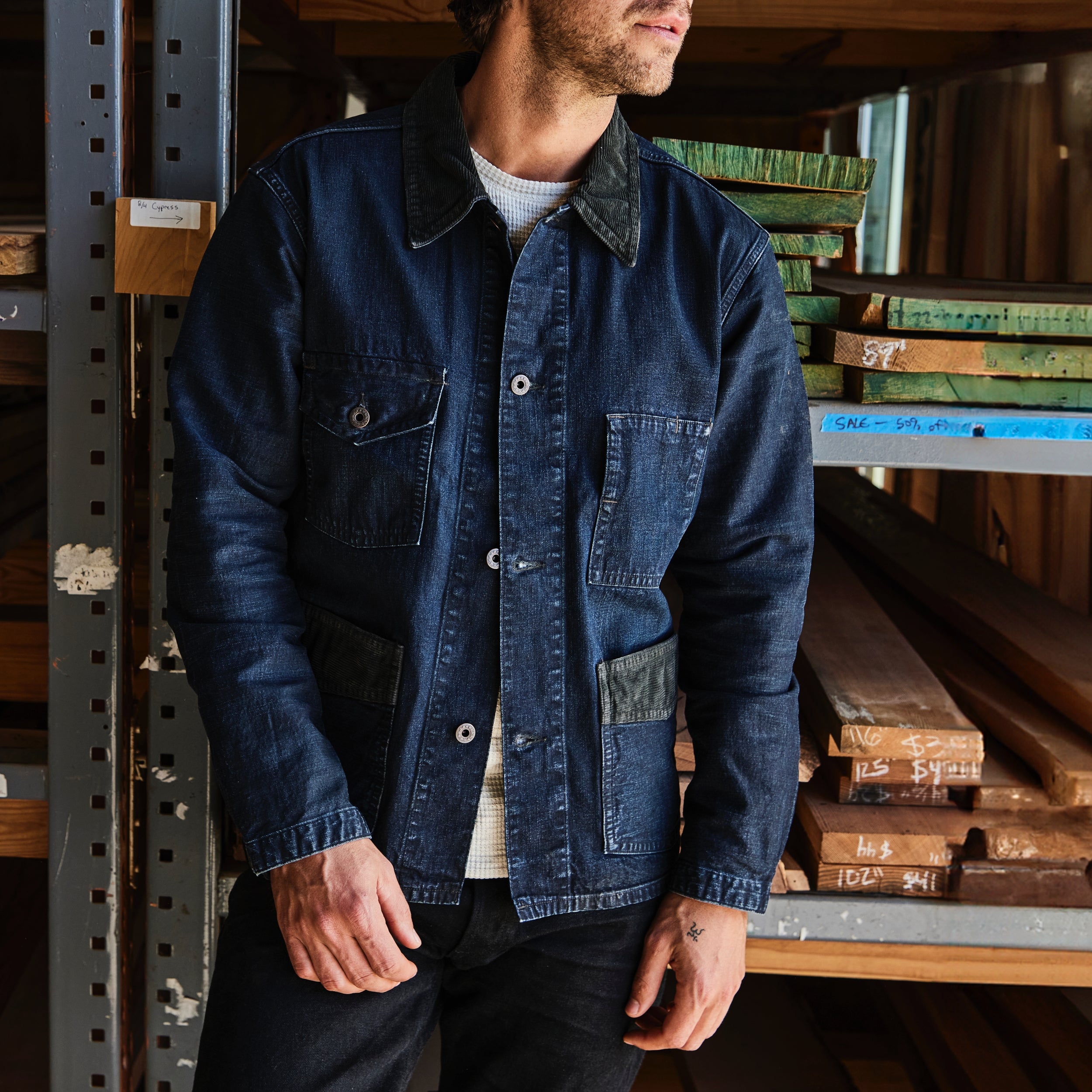 
                          Mayhews Denim Jacket - Dark Wash - RRL - STAG Provisions - Outerwear - Coat / Jacket
                        