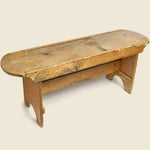 Primitive Natural Wooden Bench - Vintage - STAG Provisions - One & Done - Furniture