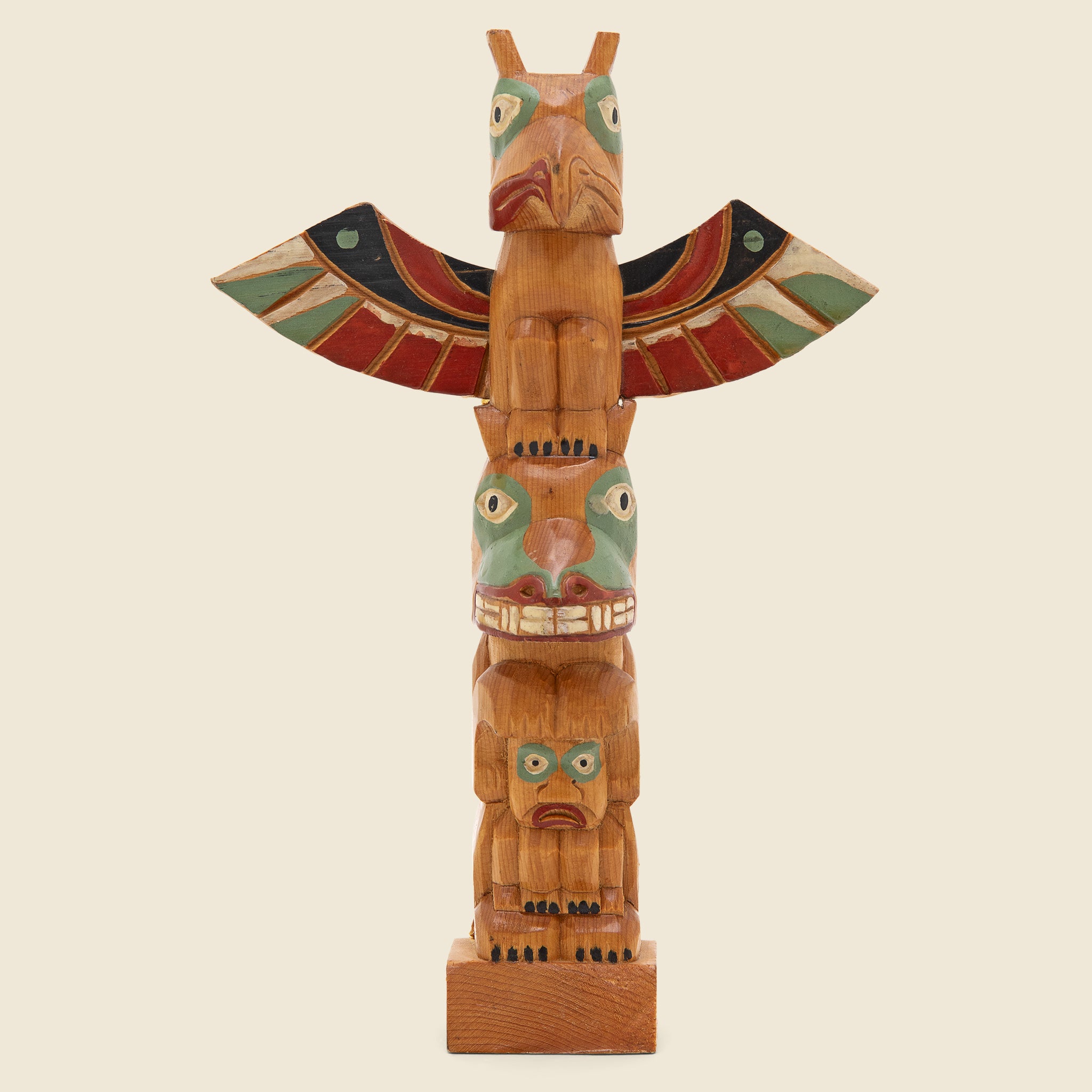 Hand-Made Alaskan Totem Pole - Vintage - STAG Provisions - One & Done - Miscellaneous