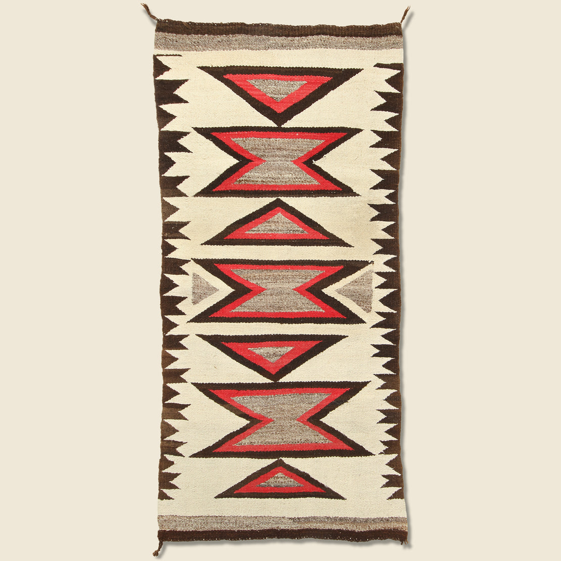 Vintage 1930s Geometric Navajo Rug