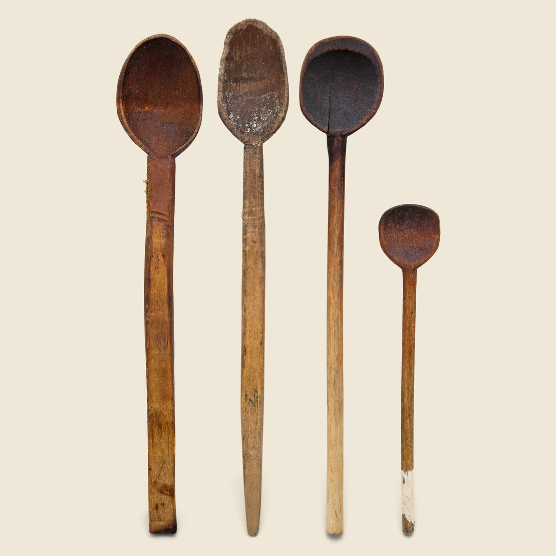 Vintage Vintage Swedish Wooden Spoon Set #1
