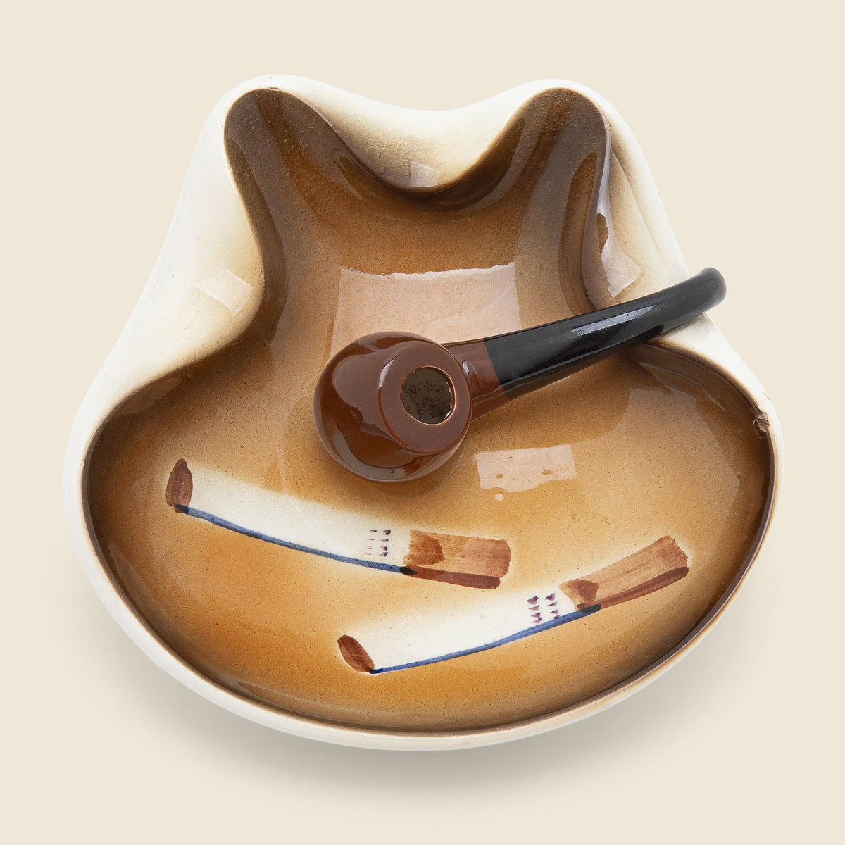 Hand-Painted Cigarette and Pipe Ashtray – STAG Provisions