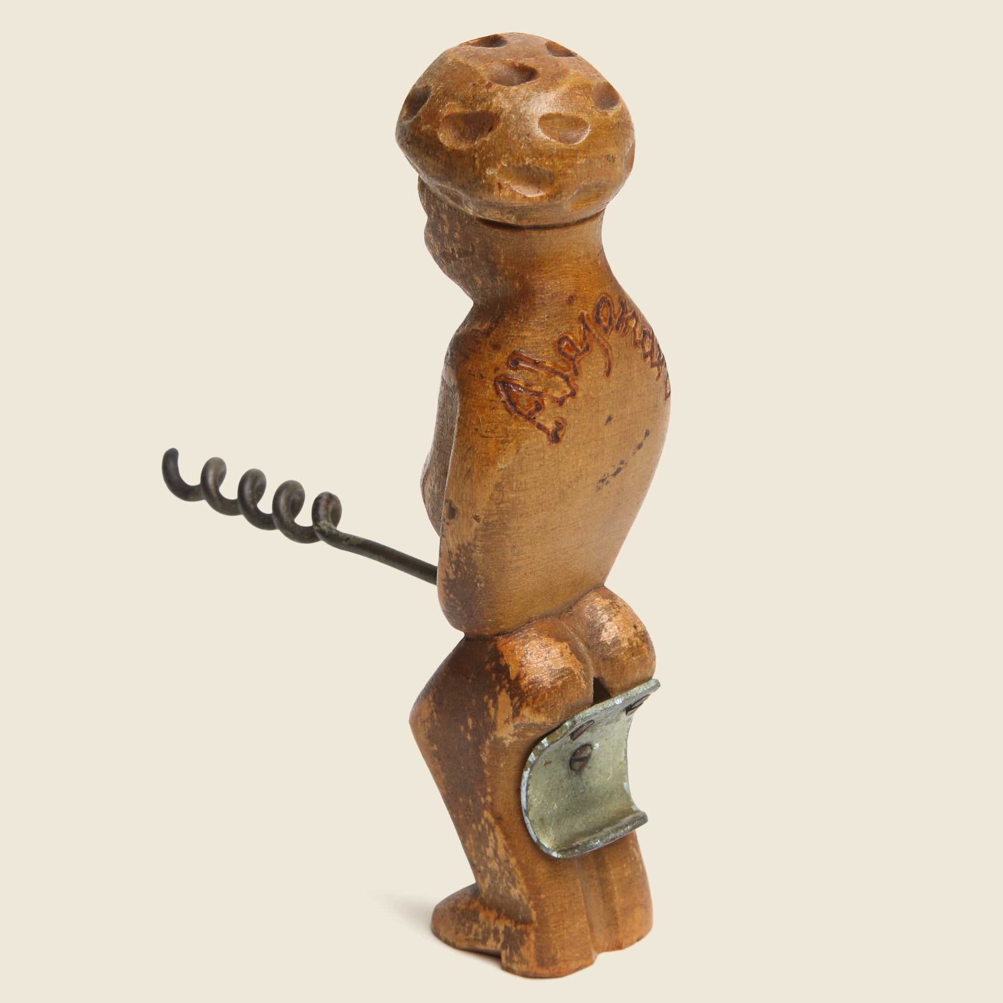 Naughty Bottle Opener & Corkscrew - Vintage - STAG Provisions - One & Done - Barware & Smoking