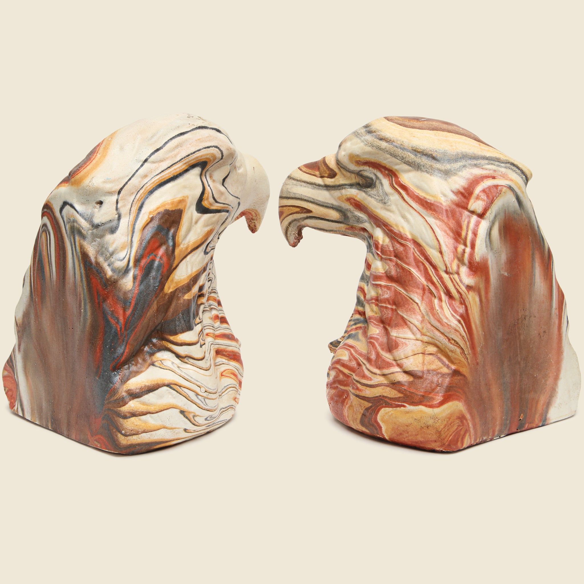 
                          Swirled Eagle Bookends - Vintage - STAG Provisions - One &amp; Done - Miscellaneous
                        