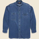 Vintage RRL Band Collar Work Shirt - Vintage - STAG Provisions - One & Done - Miscellaneous