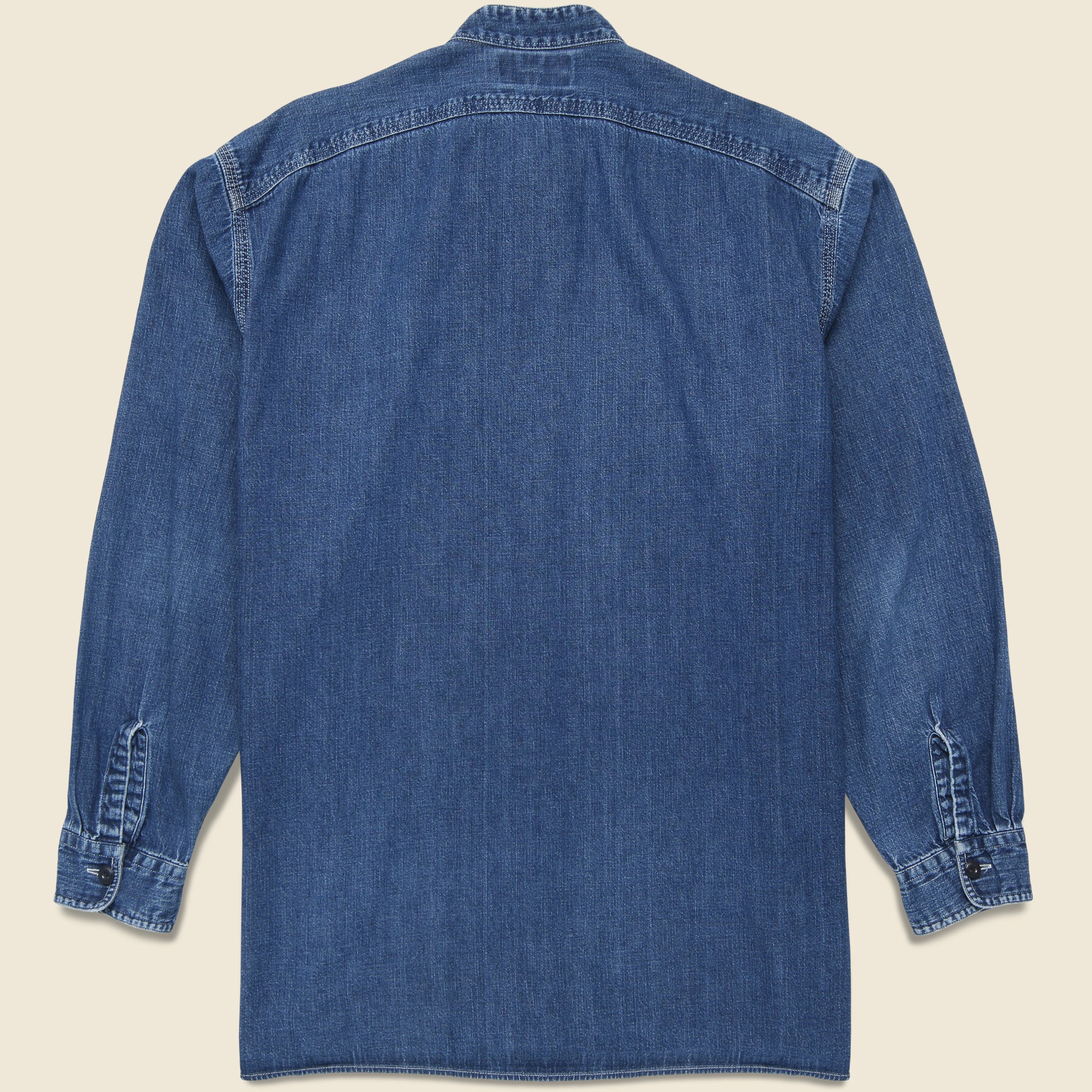 Vintage RRL Band Collar Work Shirt - Vintage - STAG Provisions - One & Done - Miscellaneous