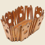 Wooden Folk Art Basket - Vintage - STAG Provisions - One & Done - Art
