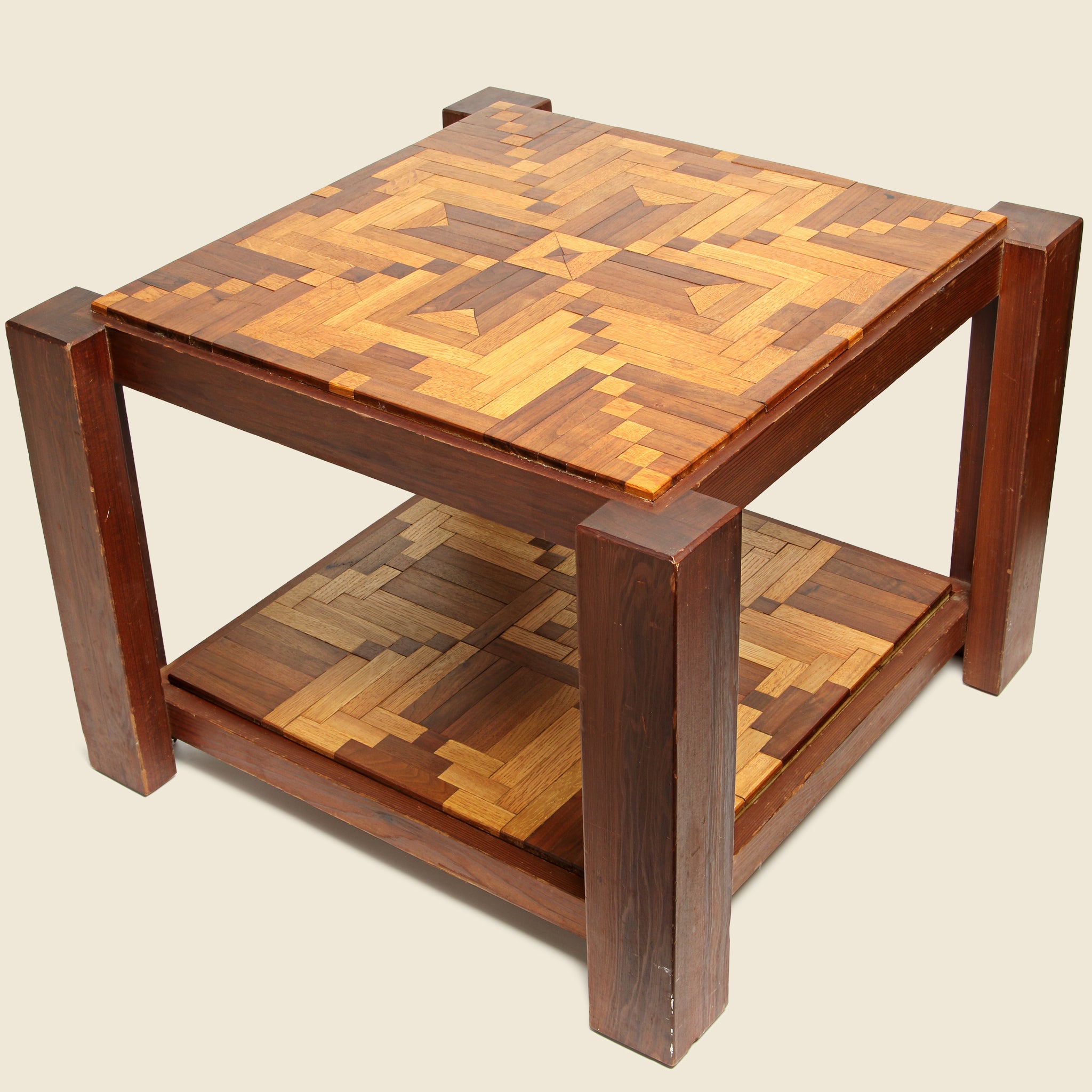 
                          Parquetry Inlay Table - Vintage - STAG Provisions - One &amp; Done - Rug
                        