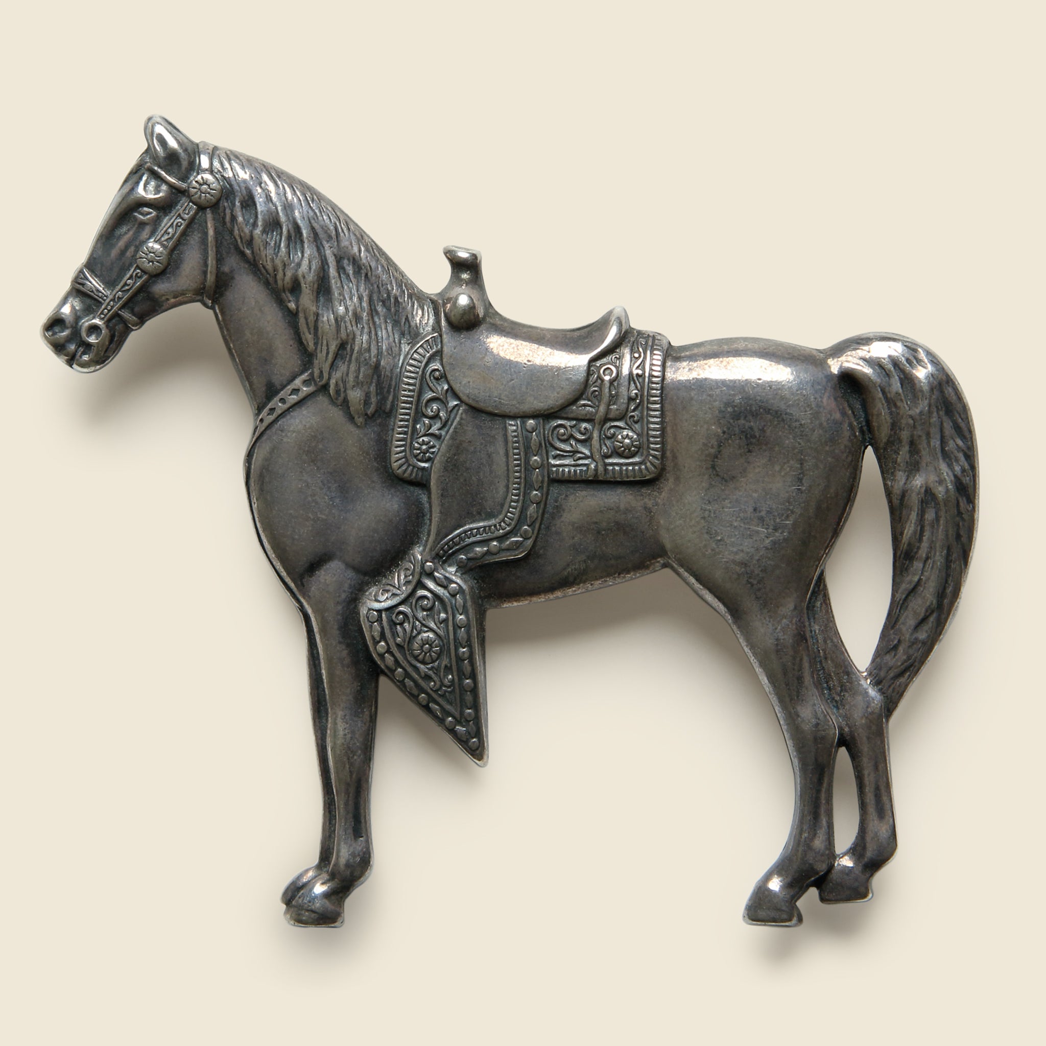 Sterling Silver Horse Pin - Vintage - STAG Provisions - One & Done - Miscellaneous
