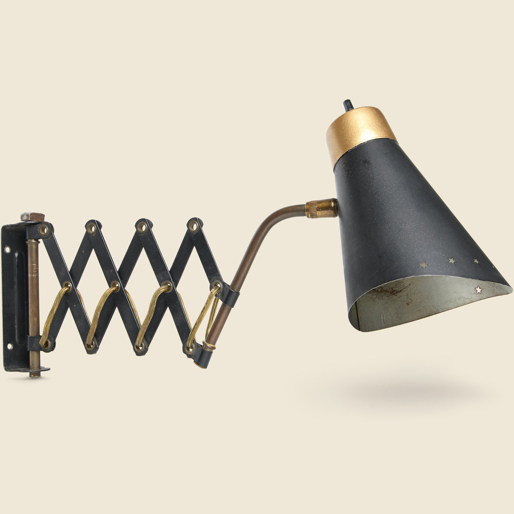 Mid-Century Accordion Sconce - Vintage - STAG Provisions - One & Done - Miscellaneous