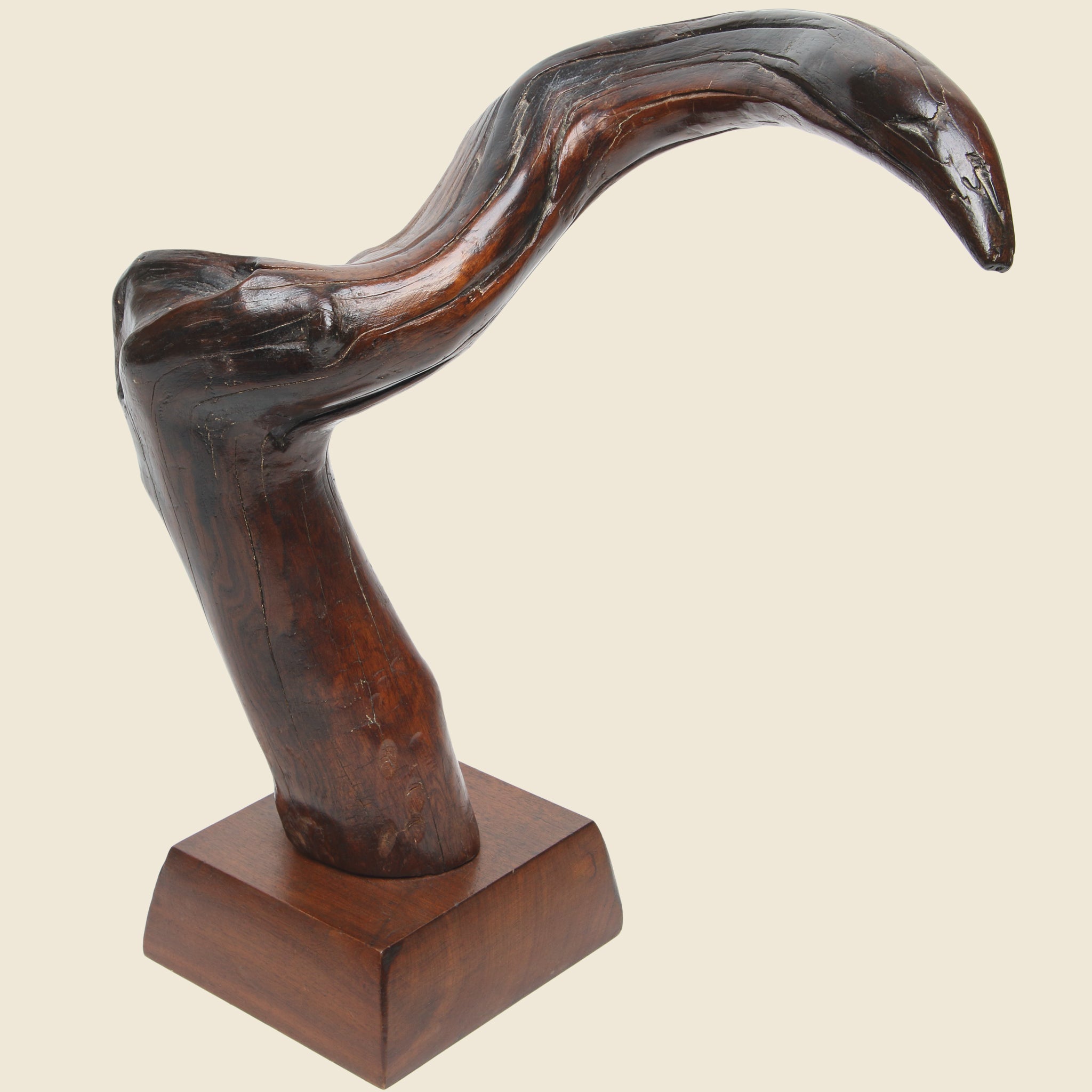 Mid-century Wooden Freeform Sculpture - Vintage - STAG Provisions - One & Done - Miscellaneous