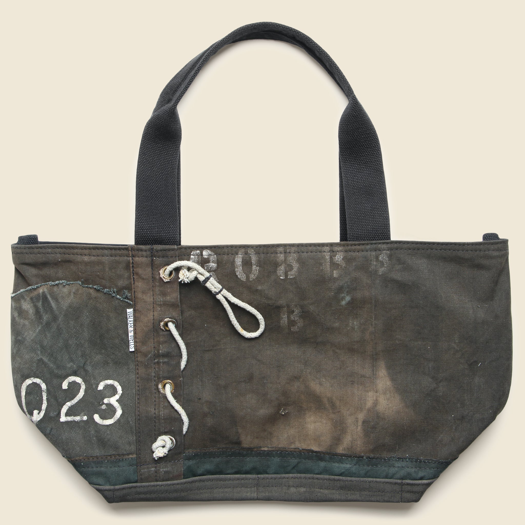 
                          Upcycled Tote Bag - Black
                        