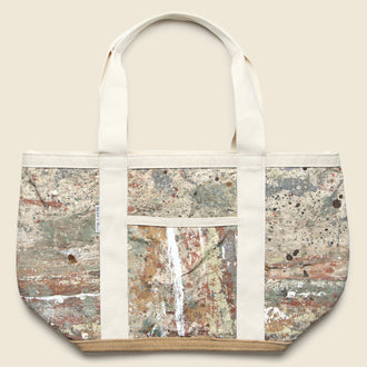 Upcycled Tote Bag -  Paint Splatter