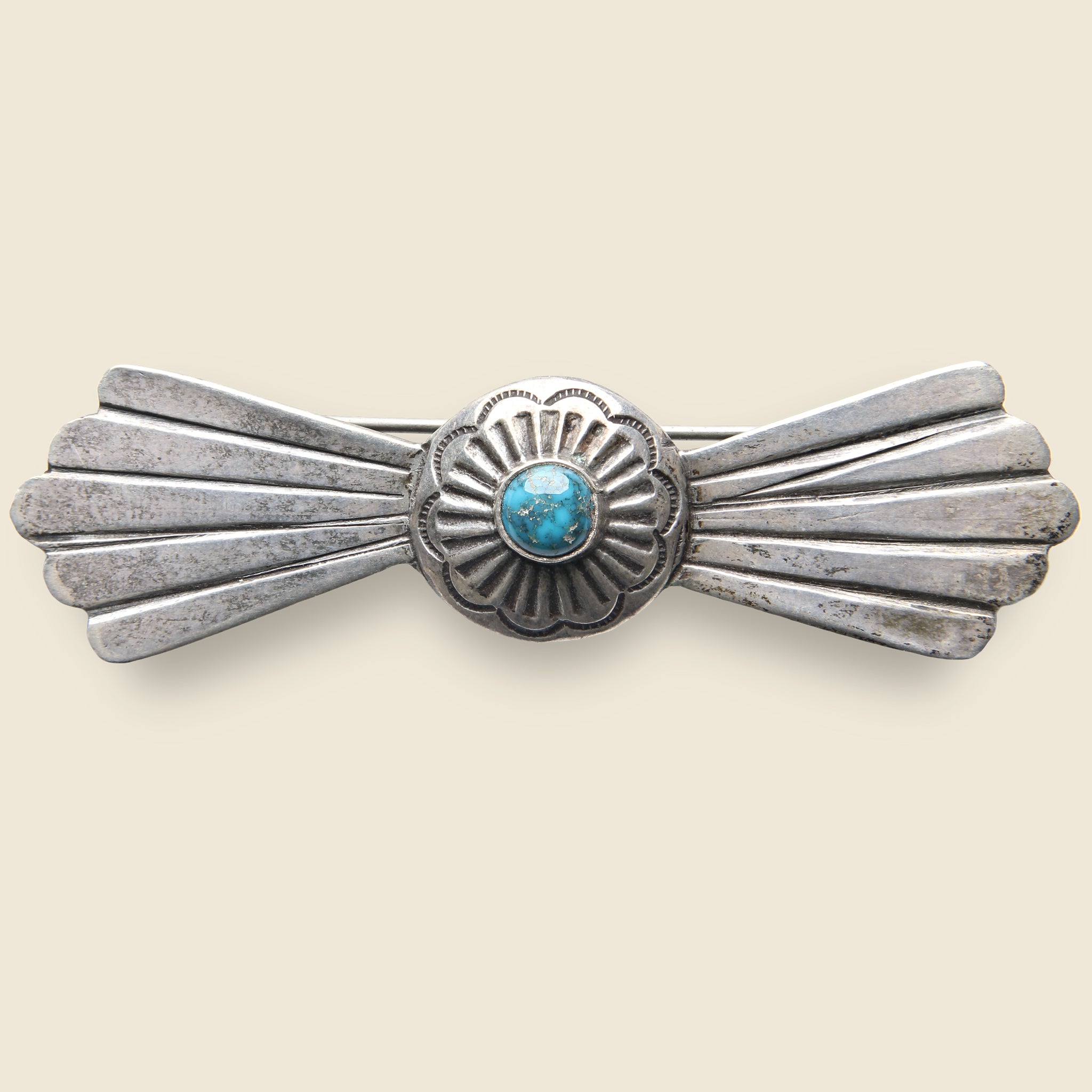 Silver & Turquoise Wing Pin - Vintage - STAG Provisions - One & Done - Accessories & Jewelry