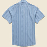 Ancora Terry Shirt - Blue - OAS - STAG Provisions - Tops - S/S Knit