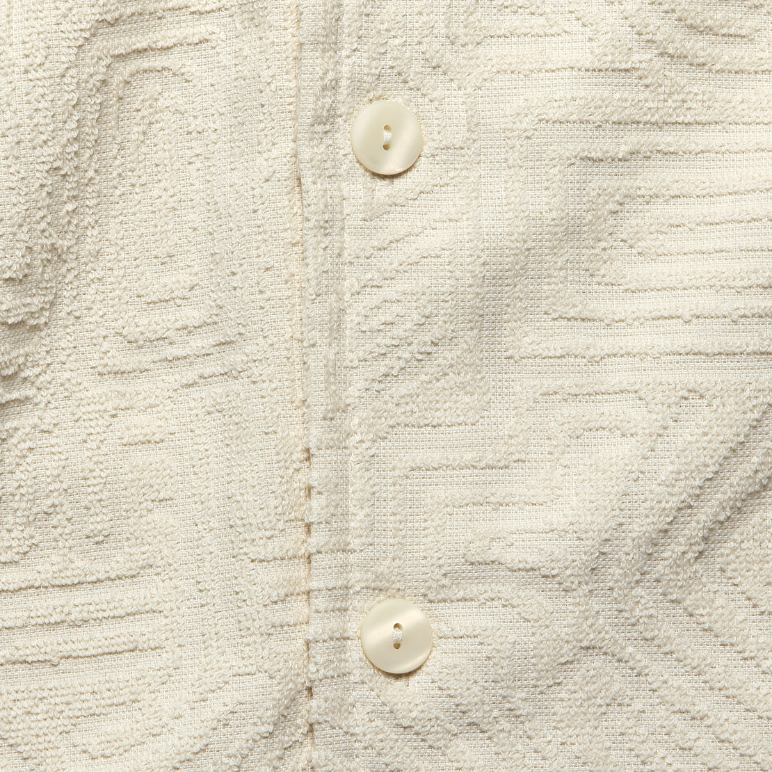 Golconda Terry Shirt - Cream - OAS - STAG Provisions - Tops - S/S Knit