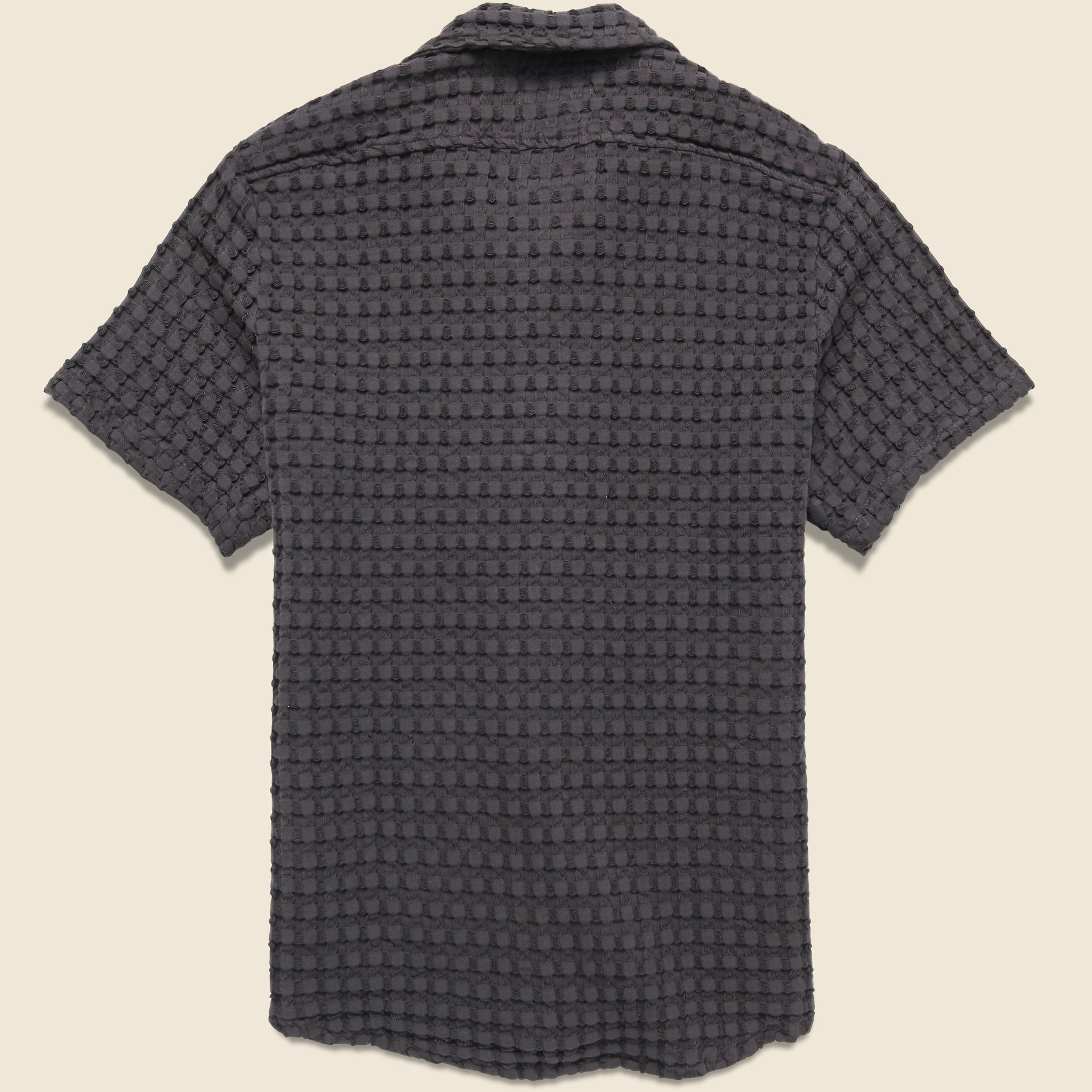 
                          Waffle Terry Shirt - Nearly Black - OAS - STAG Provisions - Tops - S/S Knit
                        