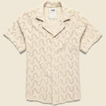 Atlas Crochet Terry Shirt - Cream - OAS - STAG Provisions - Tops - S/S Knit