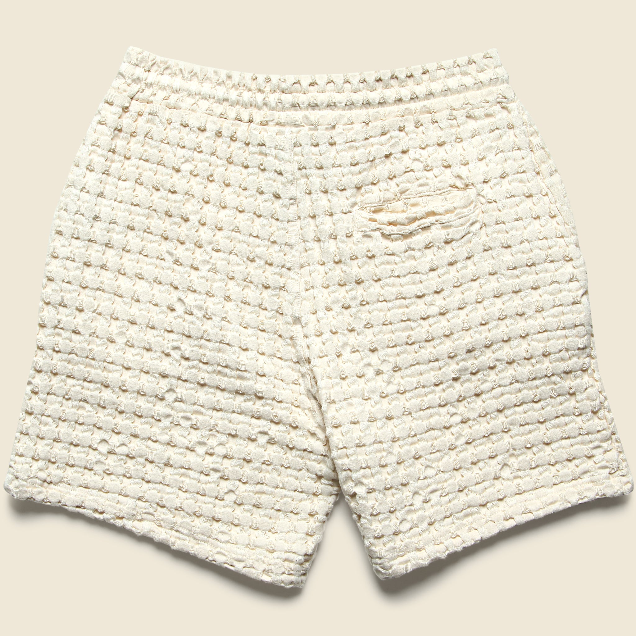 
                          5.5&quot; Porto Waffle Shorts - Ecru - OAS - STAG Provisions - Shorts - Lounge
                        