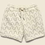 7" Atlas Crochet Shorts - Ecru - OAS - STAG Provisions - Shorts - Lounge