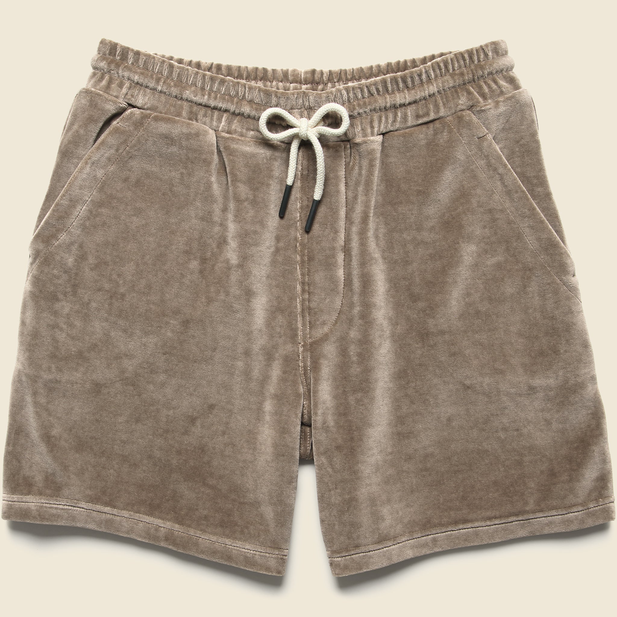 7" Morel Velour Shorts - Brown - OAS - STAG Provisions - Shorts - Lounge