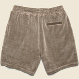 7" Morel Velour Shorts - Brown - OAS - STAG Provisions - Shorts - Lounge