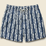 5" Swim Trunks - Blue Scribble - OAS - STAG Provisions - Shorts - Swim