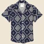 Crochet Terry Shirt - Trastevere - OAS - STAG Provisions - Tops - S/S Knit