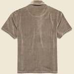 Morel Girona Velour Shirt - Brown - OAS - STAG Provisions - Tops - S/S Knit