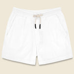 Solid Terry Shorts - White - OAS - STAG Provisions - Shorts - Lounge